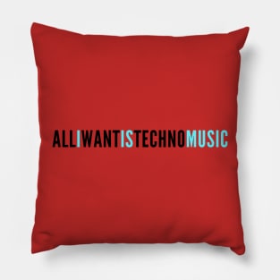 techno lover Pillow