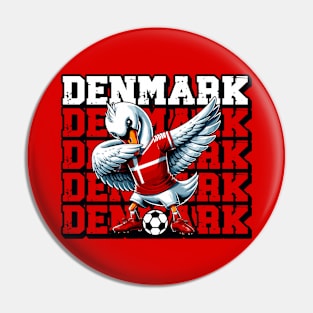 Denmark Team Pride Tee - Swan Soccer Star Pin