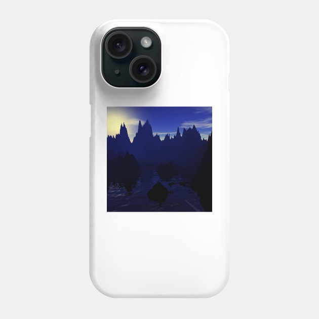 blue mountain Phone Case by rlatnwls