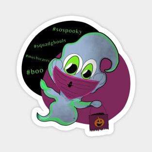 Hashtag Cute Ghost Design Magnet