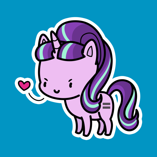 Starlight Glimmer (evil) chibi by Drawirm