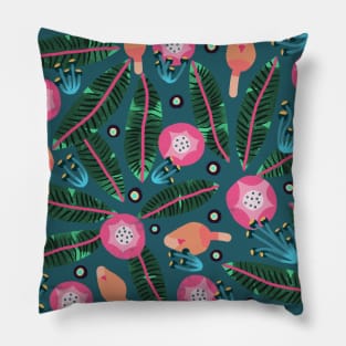 happy festive florals Pillow