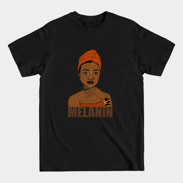 Melanin Queen Black Pride Art - Black Pride - T-Shirt