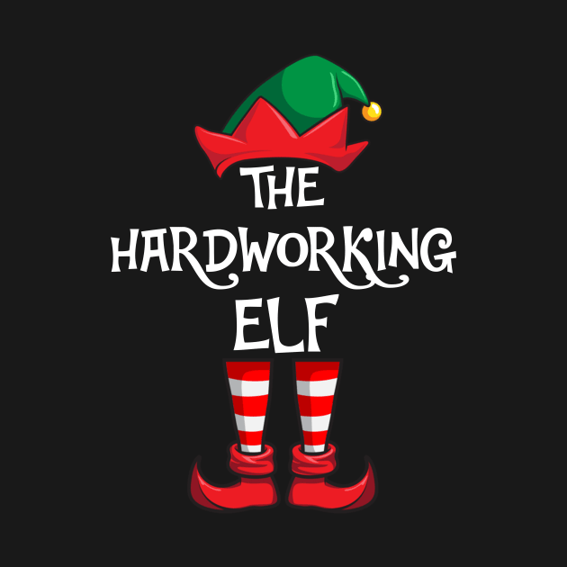 Hardworking Elf Matching Family Christmas by hazlleylyavlda