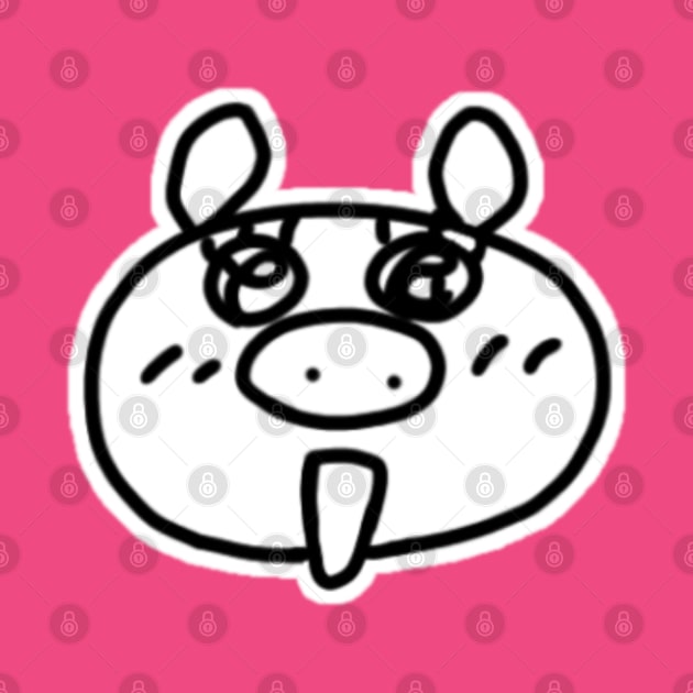 Grateful Boo the kawaii pig. by anothercoffee