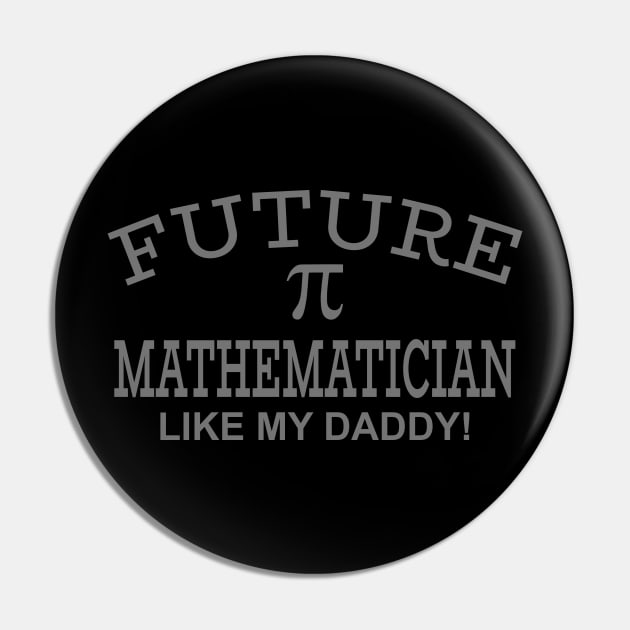 Future Mathematician Like My Daddy Pin by PeppermintClover