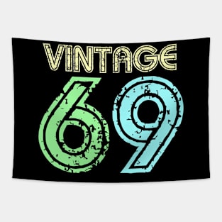 Vintage 1969 Retro 60's 50th Birthday Gift Tapestry