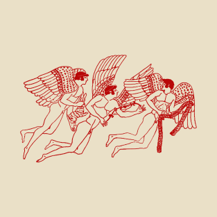 3 Winged Greek Gods Bringing Gifts of Love T-Shirt