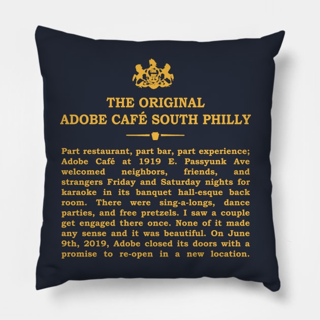 Real Historical Philadelphia - Rest in Power, Adobe Pillow by OptionaliTEES