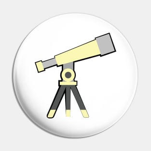 Telescope - Vector Illustration Pin
