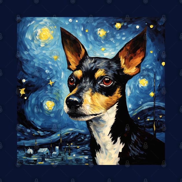 Rat Terrier oil painting by NatashaCuteShop