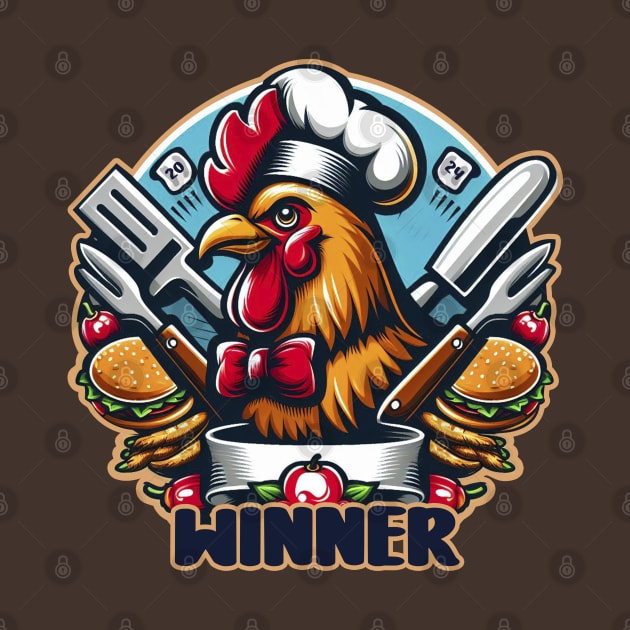 Winner Winner Chicken Dinner by BukovskyART