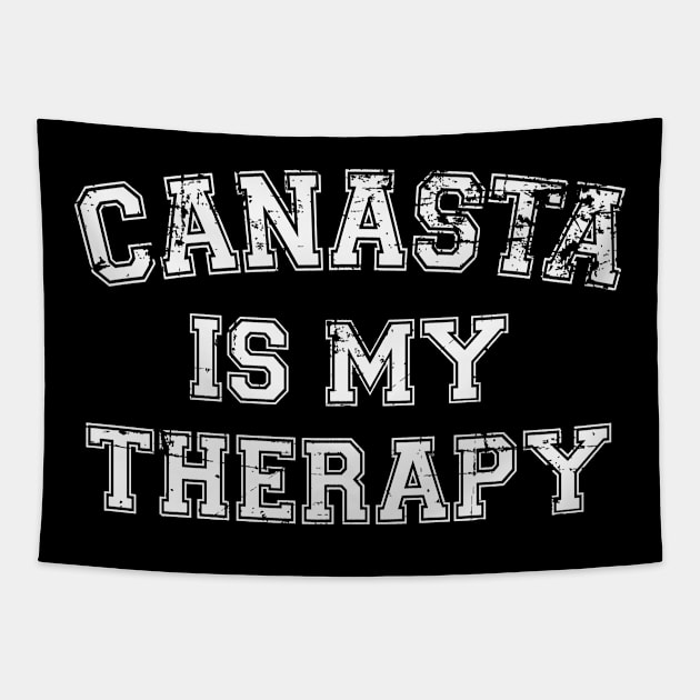 Canasta Is My Therapy Tapestry by RW