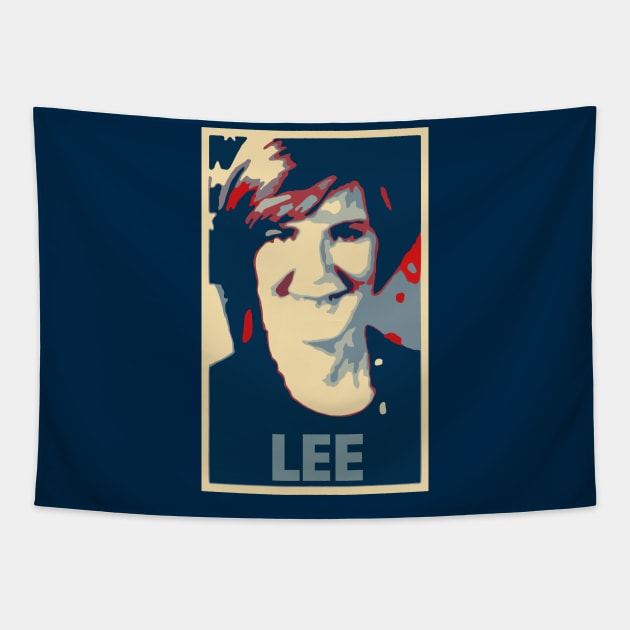 Susie Lee Political Parody Tapestry by ThreadChef