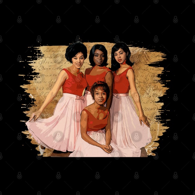 Doo-Wop Elegance Chantel Band Tees, A Time-Tested Tribute to the Queens of Musical Harmony by JaylahKrueger