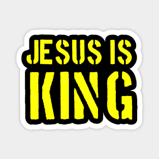 Jesus Is King - Christian Faith Magnet