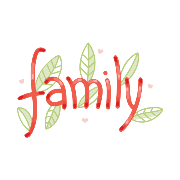 Family - Digitally Handwritten Graphics GC-095 by GraphicCharms