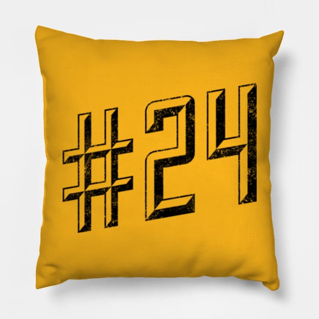 24 Twenty Four Pillow by Worldengine