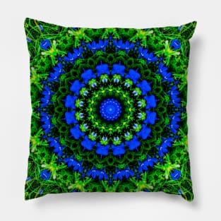 Falmouth-Blue Wildflowers  Kaleidoscope Pillow