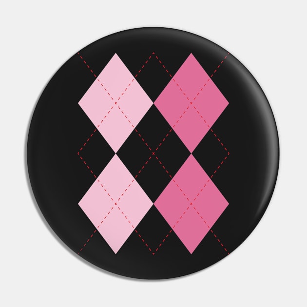 pink argyle Pin by osnapitzami