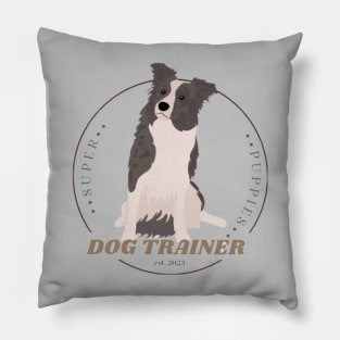Dog Trainer Border Collie Pillow