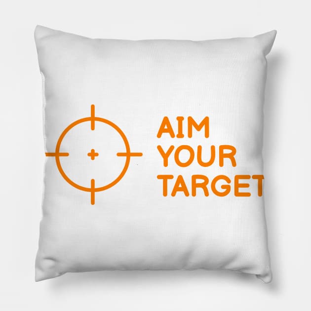 Aim your target! Pillow by Flying-High