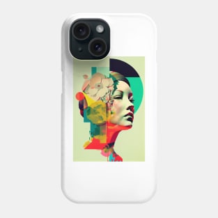 Modern woman in pop-art style portait Phone Case