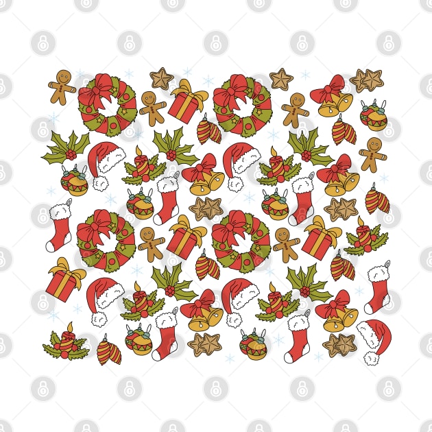 Christmas pattern by valentinahramov