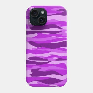 Purple Tone Abstract Camouflage Phone Case