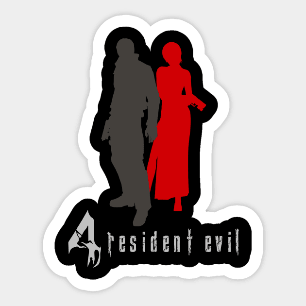 Leon and Ada - Resident Evil - Sticker