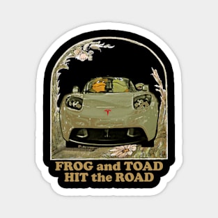 Frog And Toad Hit The Road Magnet