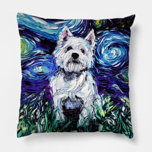 Westie Night Pillow