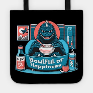 Godzilla Bowlful of Happiness Tote