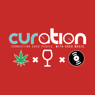 CURATION (Weed x Wine x Music) T-Shirt
