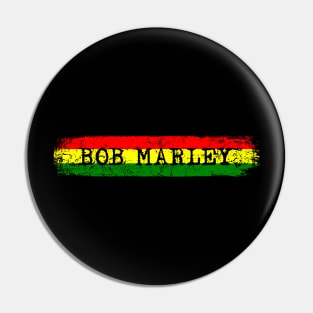 Jamaican Distressed Design Pin