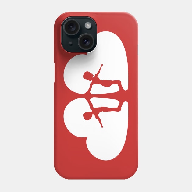 Two Hearts Phone Case by Spaksu