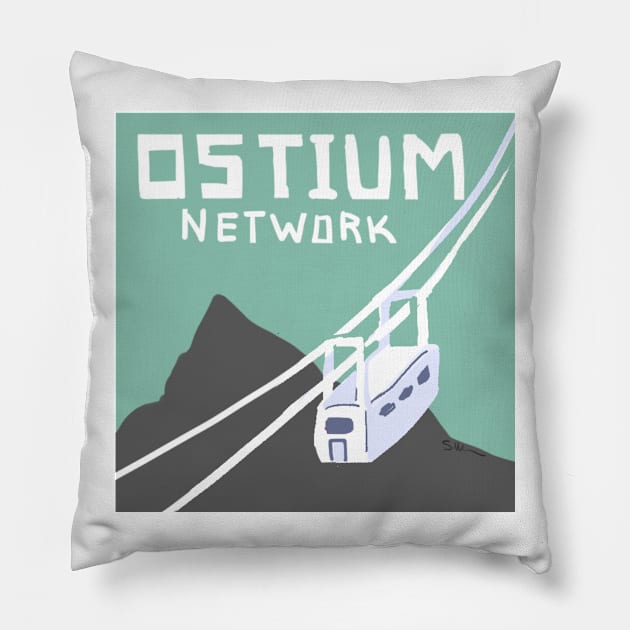 The Ostium Network Pillow by The Ostium Network Merch Store