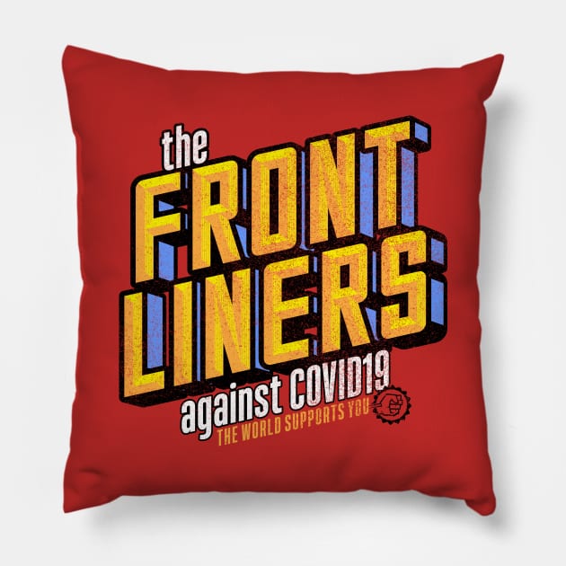 The Frontliners Pillow by opippi