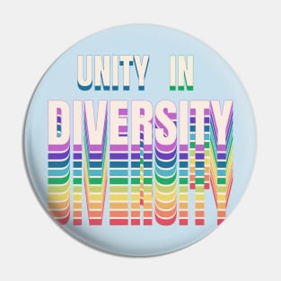 Unity In Diversity Pin