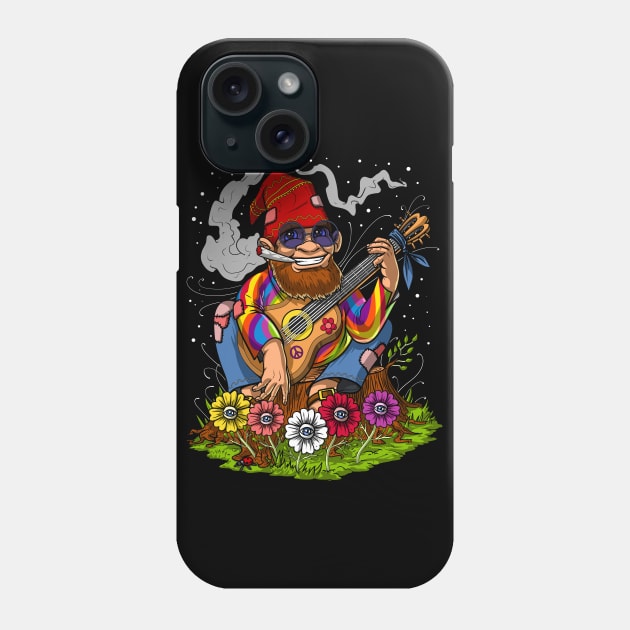 Hippie Gnome Phone Case by underheaven