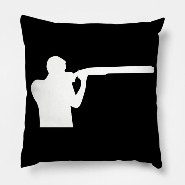 Trap shooting Pillow by Designzz