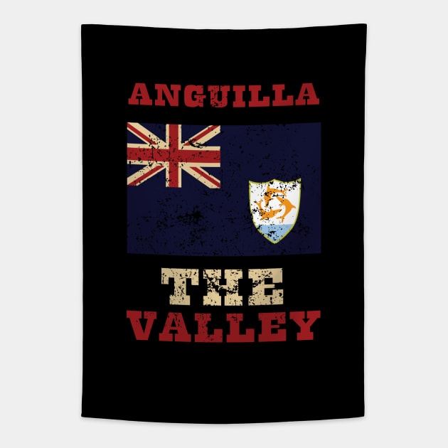 Flag of Anguilla Tapestry by KewaleeTee