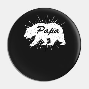 Papa Bear: Funny Gifts for Dad - Bear Lover Gifts Pin