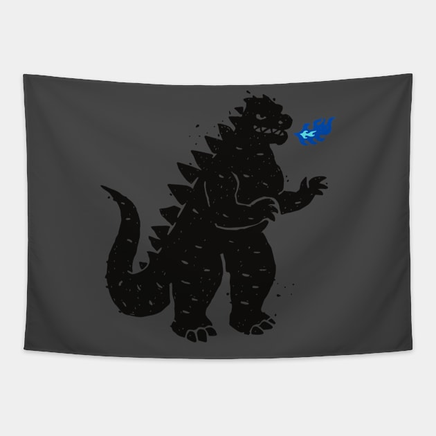 Godzilla Tapestry by Dog & Rooster