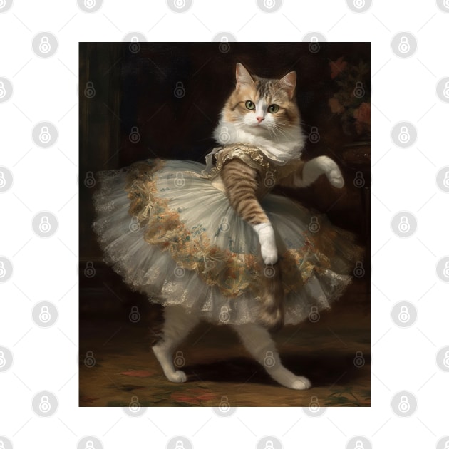 Ballet Cat 4 by summer-sun-art