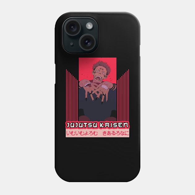 MANGA JUJUTSU KAISEN 0 UT GRAPHIC T-SHIRT PI4 Phone Case by Huko