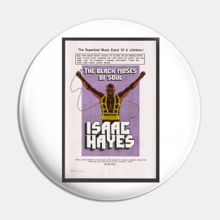 Isaac Hayes, Vintage Soul tour poster Pin