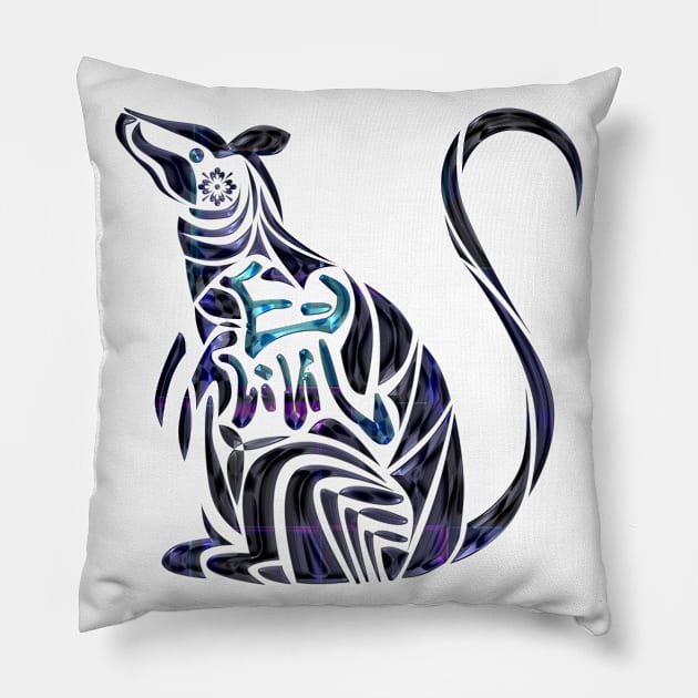 mouse chinese zodiac Pillow by INDONESIA68