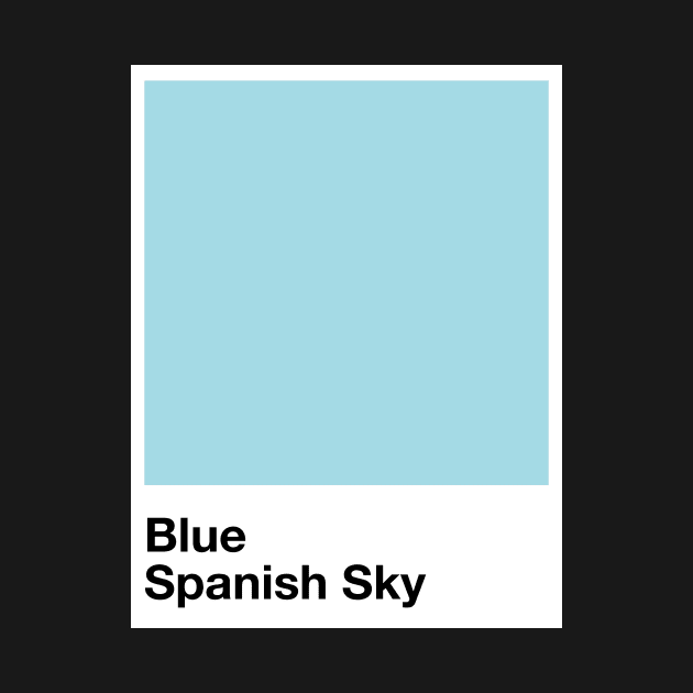 Pantone Blue Spanish Sky by Perezzzoso