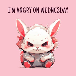 Angry wednesday rabbit T-Shirt